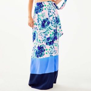Lilly Pulitzer Maxi Wrap Skirt